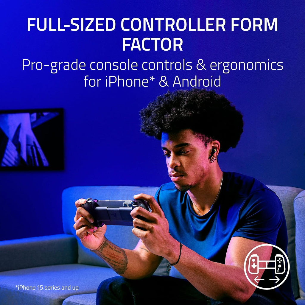 Razer Kishi V3 Gaming Controller for iPhone 15 & 16, Android — Phantom White Edition — product image 2