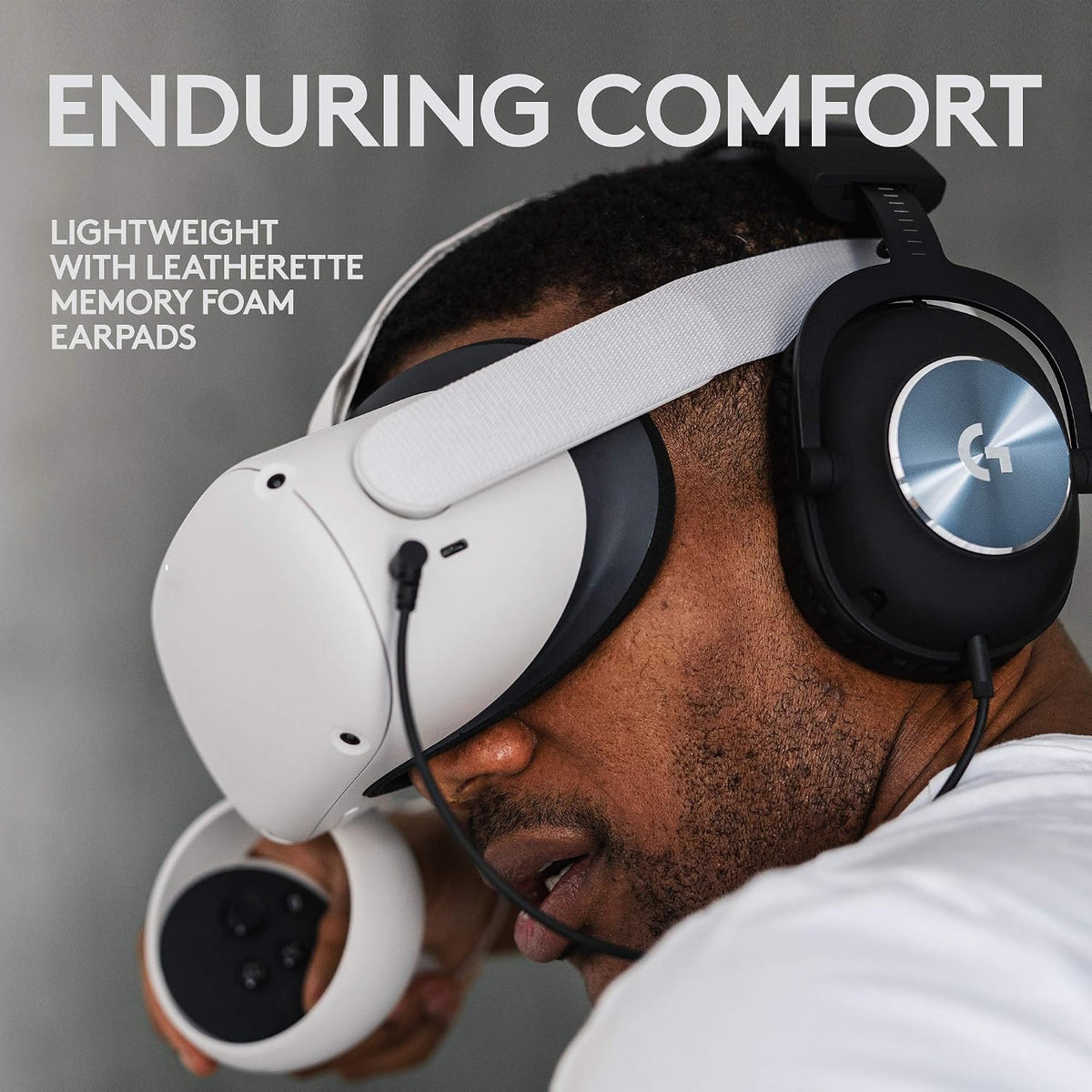 Logitech G PRO Gaming Headset for Oculus Quest 2 — Black