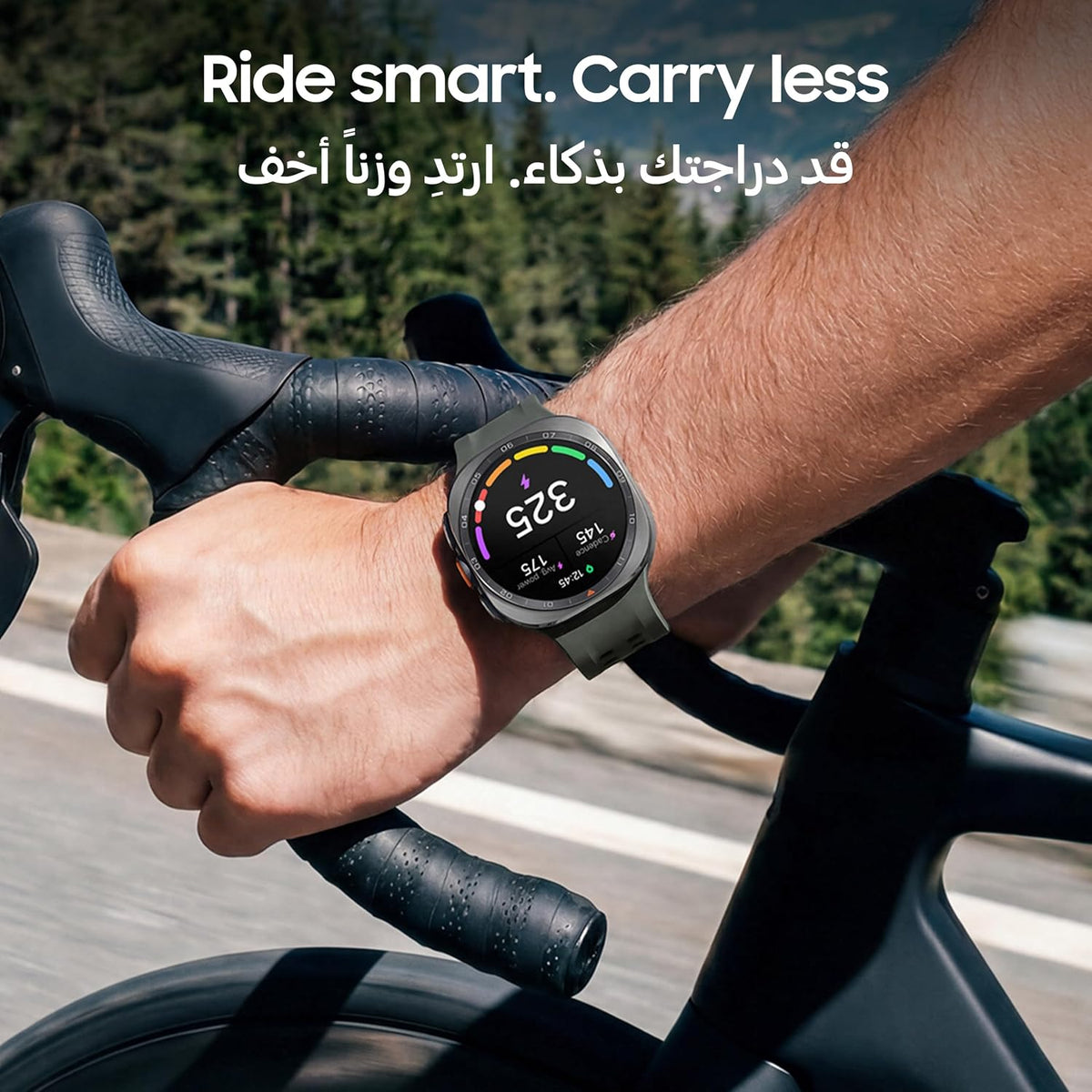 Samsung Galaxy Watch Ultra2 Titanium Gray, 47mm, Bluetooth, Rugged Luxury design, 800 mAh Battery, Fast Charging, Energy Score, 2 Years Manufacturer Extended Warranty (UAE Version)