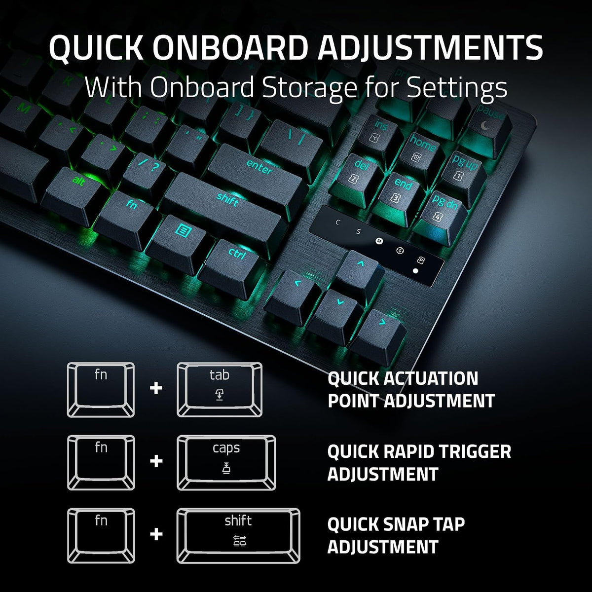 Razer Huntsman V3 Tenkeyless 8KHz Gaming Keyboard — product image 9