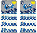 Scott Facial Tissue, 2 PLY, Super Saver, 190 Sheets x 10 Tissue Boxes — front product image