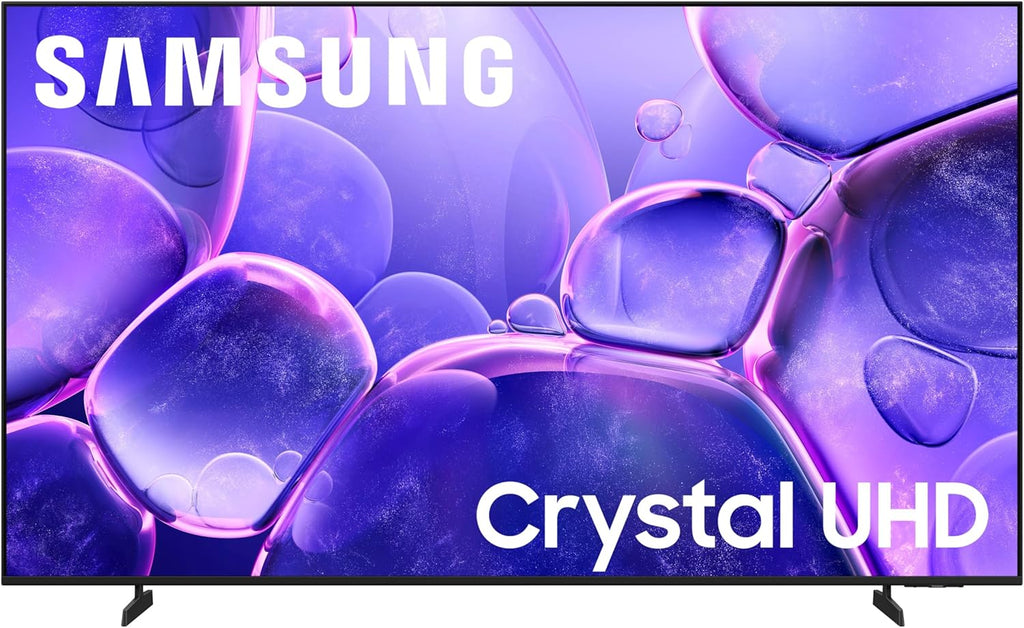 Samsung 85-Inch Class Crystal UHD U8000F 4K Smart TV (2025 Model) Endless Free Content, Crystal Processor 4K, MetalStream Design, Knox Security, Alexa Built-in