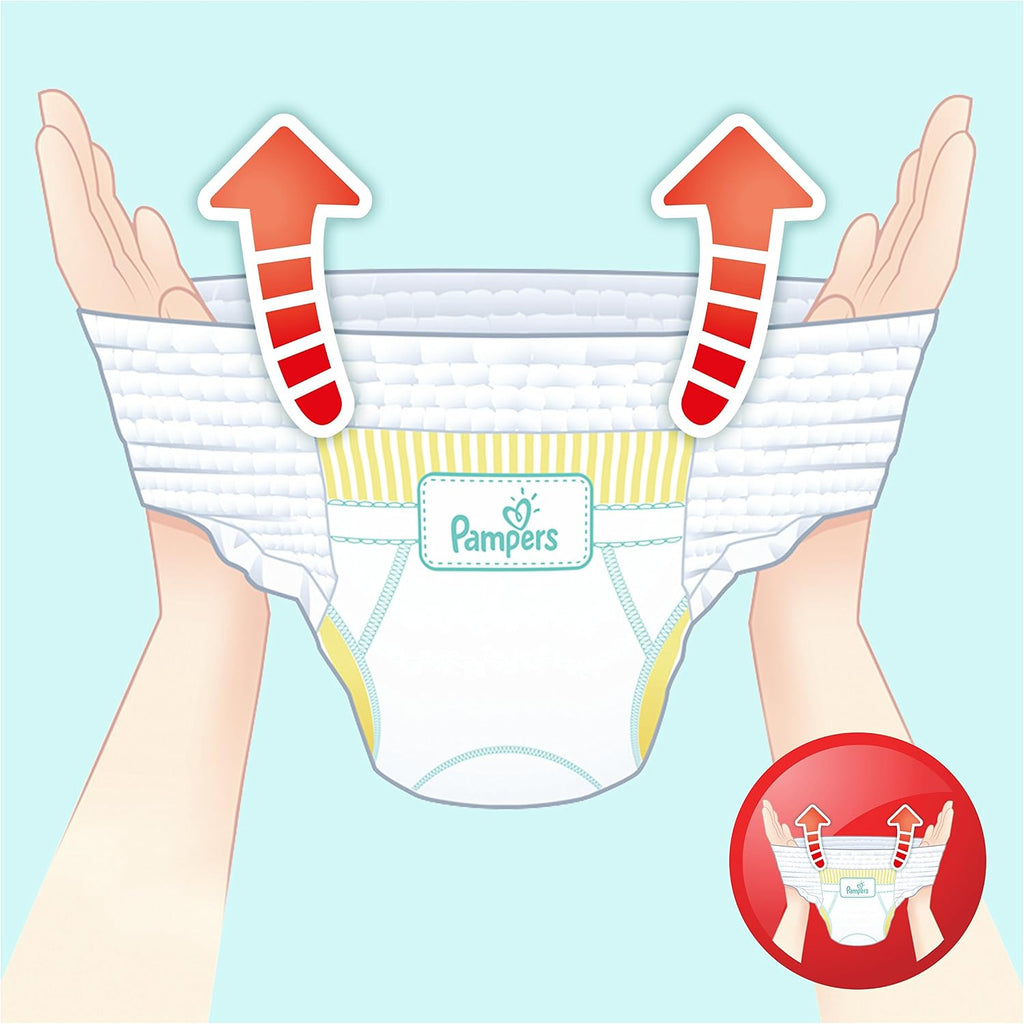 Pampers Baby-Dry Pants Size 5 (12-17 kg) Nappies with Air Channels Pack of 1 (Pack of 64)