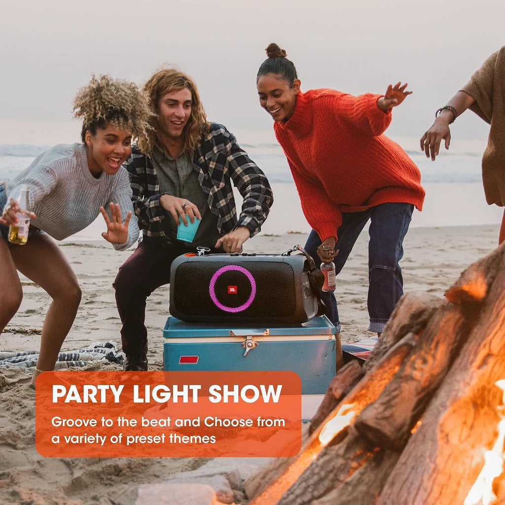 JBL PartyBox On-The-Go with Wireless Microphone — Black
