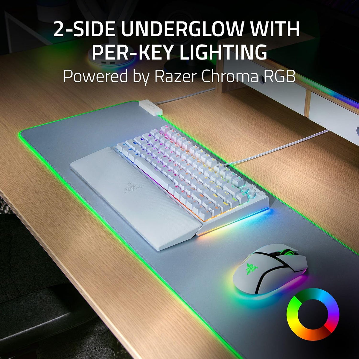 Razer BlackWidow V4 75% Mechanical Gaming Keyboard — White — product image 5