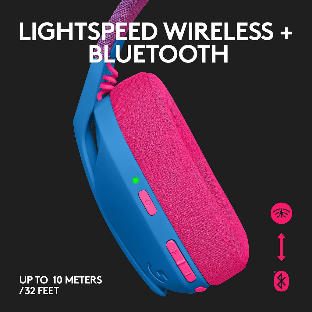 Logitech G435 Wireless Gaming Headset — Blue / Raspberry