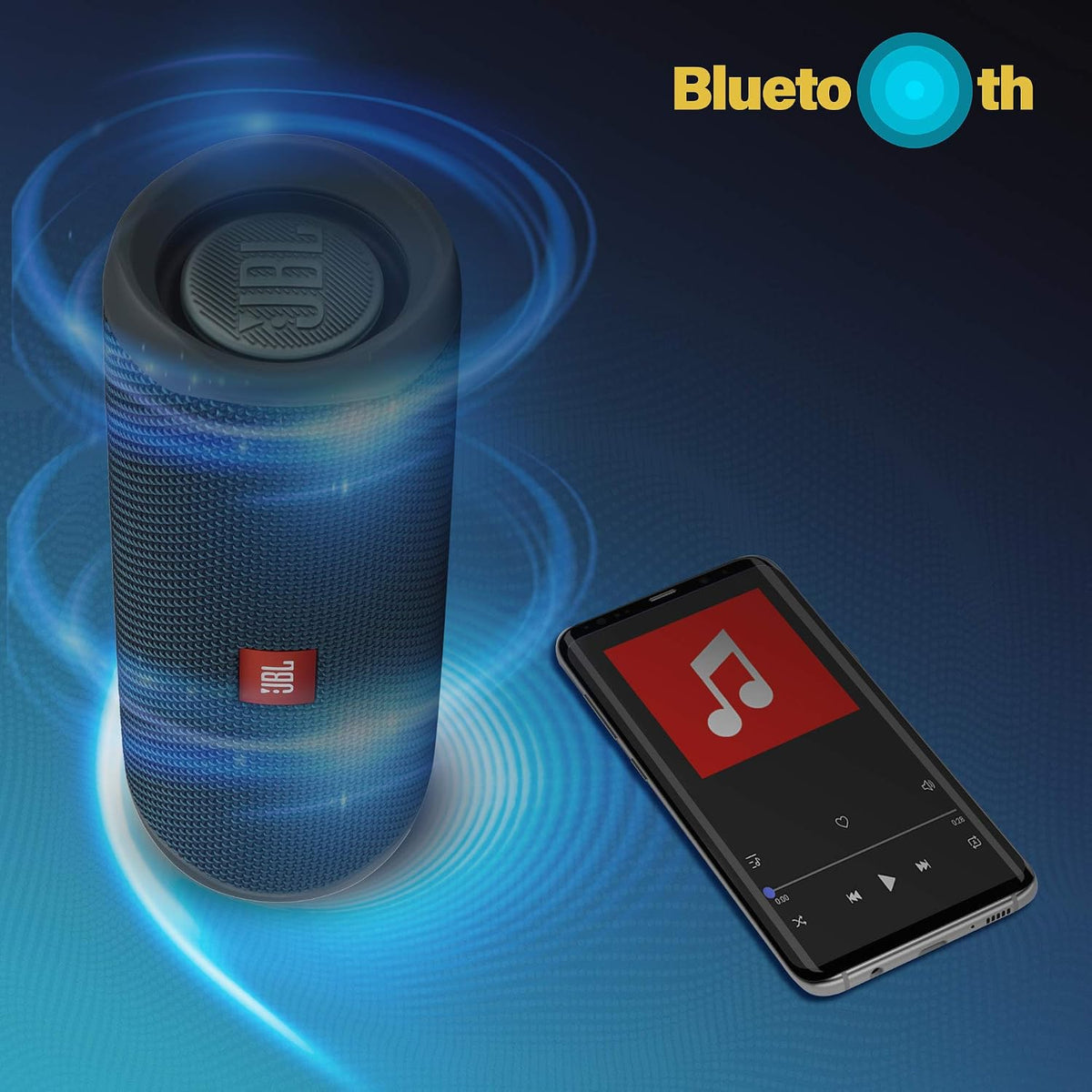 JBL Flip 5 Portable Bluetooth Speaker — Blue