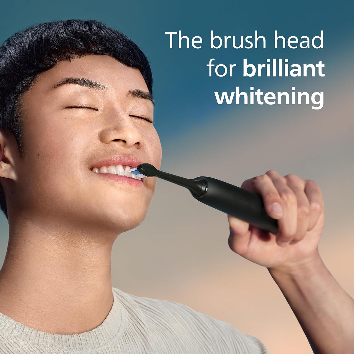 Philips Sonicare Genuine W DiamondClean Toothbrush Heads, 2 Brush Heads, Black, HX6062/95 — Black