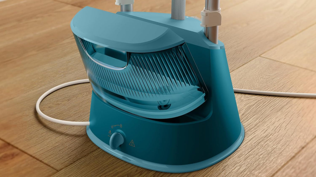 Philips Stand Steamer 1800W, 36g/min Continuous Steam, Ready in 45 Seconds — Blue