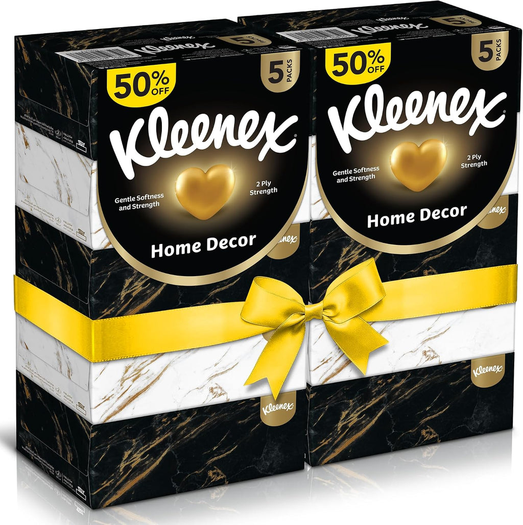 Kleenex Home Decor Facial Tissue - Pack of 10 Boxes, 170 Sheets x 2 Ply — front product image