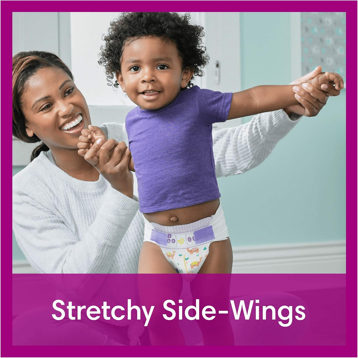 Pampers Baby Nappies Size 5 (11-16 kg/24-35 Lb), Active Fit, 136 Nappies, MONTHLY SAVINGS PACK, Pampers’ Trusted Fit and Comfort For Your Wild Child
