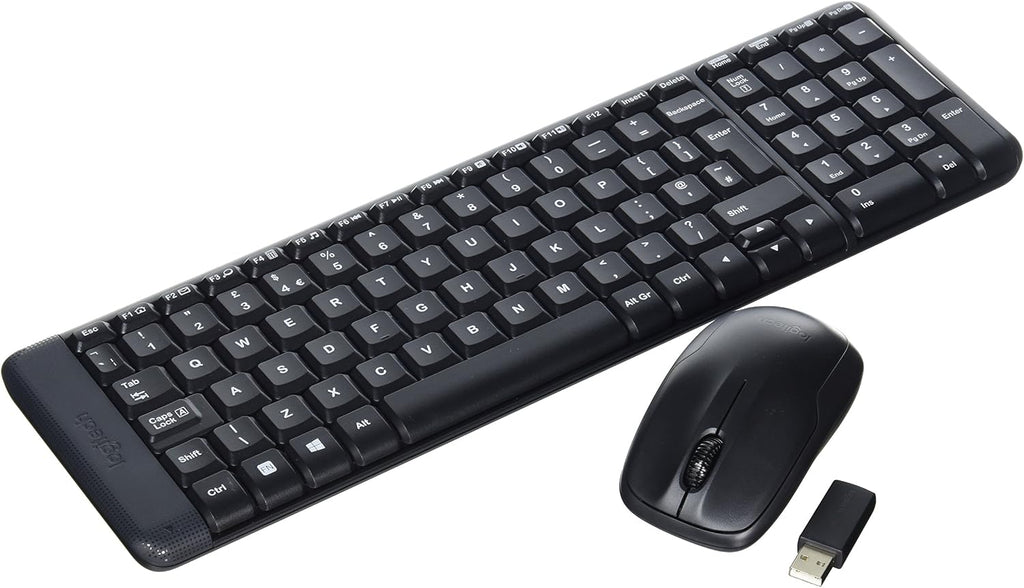 Logitech MK220 Keyboard and Mouse Combo — Black