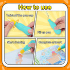 YPLUS Reusable Water-Reveal Activity Book — Animals