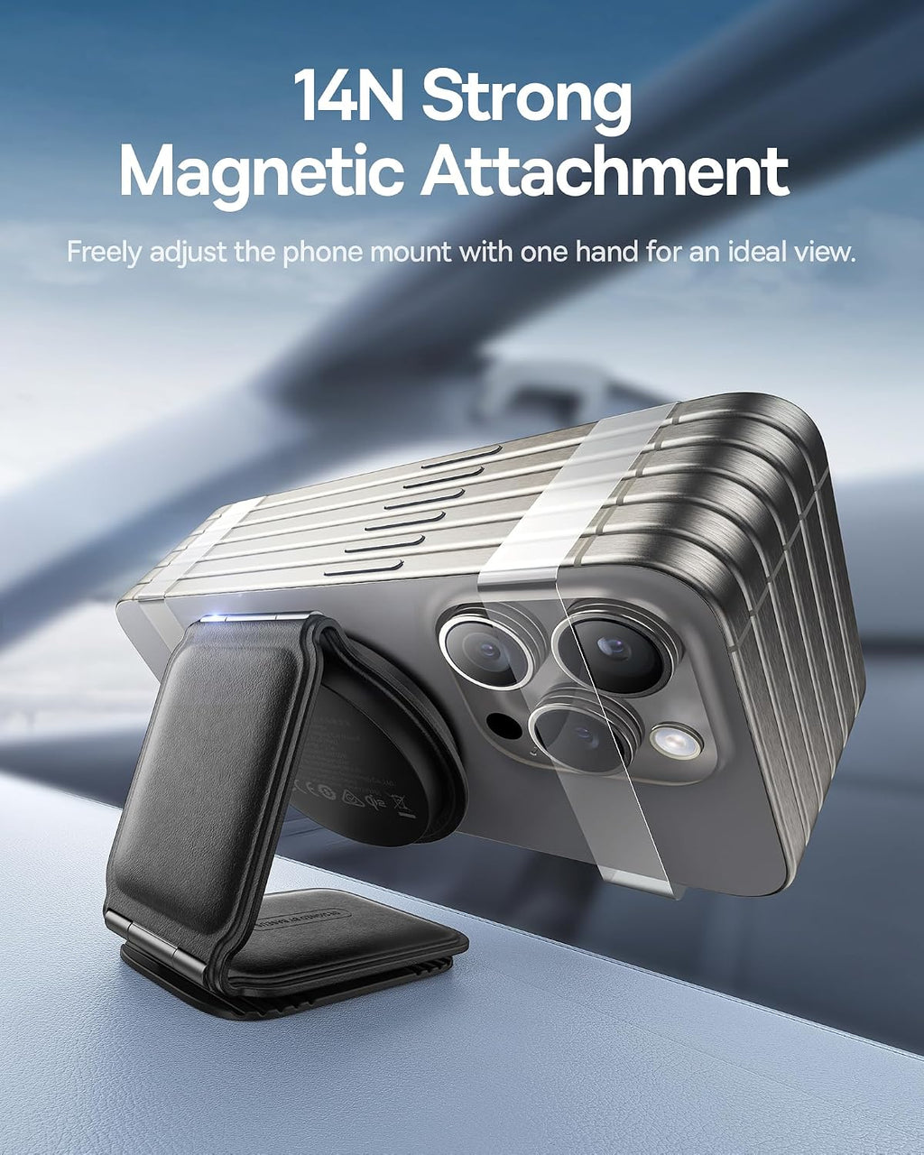 Baseus Primetrip Series C02 Mega Magnetic Wireless Charging. — Black