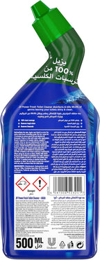 JIF Power Fresh Toilet Cleaner Liquid, Aqua, 100% Limescale Remover, Kills 99.9% Germs, 500ml — additional product view 2