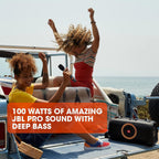 JBL PartyBox On-The-Go with Wireless Microphone — Black