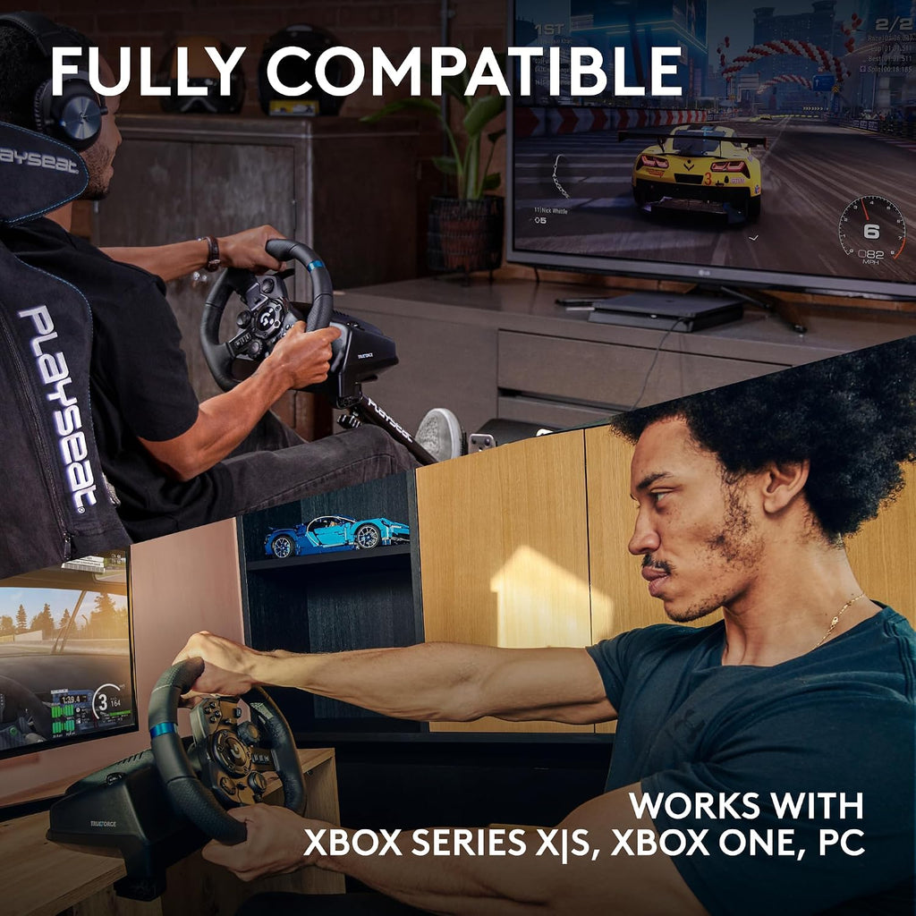 Logitech G923 Xbox / PC Racing Wheel and Pedals — Black