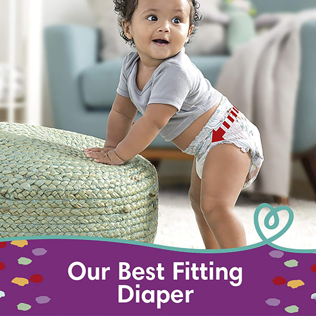 Diapers Size 3, 156 Count - Pampers Pull On Cruisers 360 degree Fit Disposable Baby Diapers with Stretchy Waistband, ONE MONTH SUPPLY (Packaging May Vary)