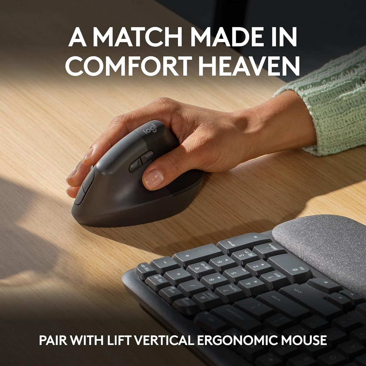 Logitech Wave Keys Keyboard — Graphite
