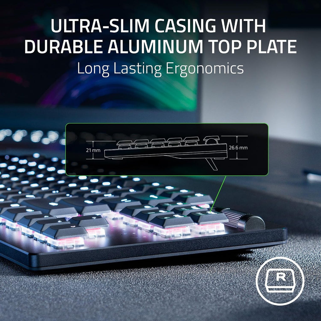 Razer DeathStalker V2 Pro TKL Wireless Gaming Keyboard — Black — product image 5