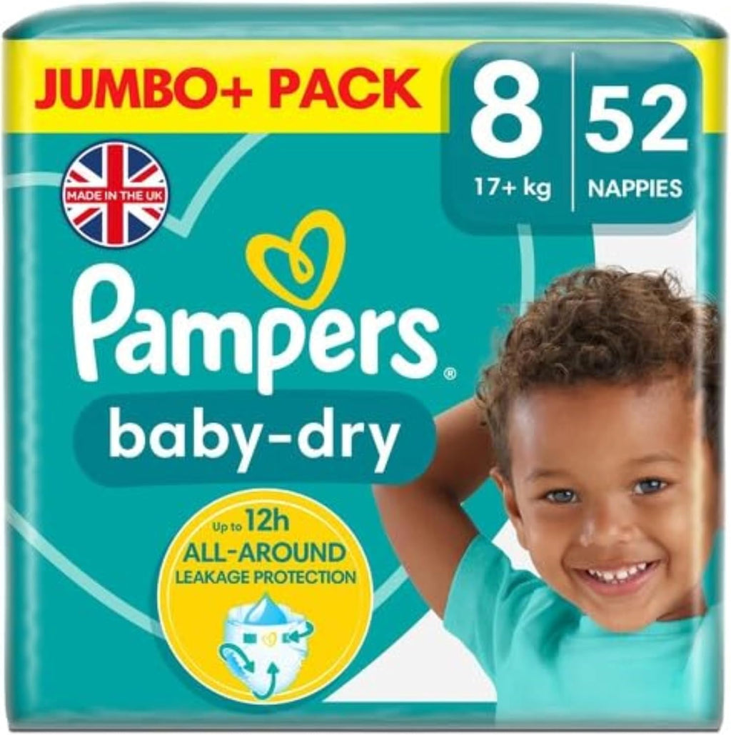 Pampers Baby Dry Size 8 x52