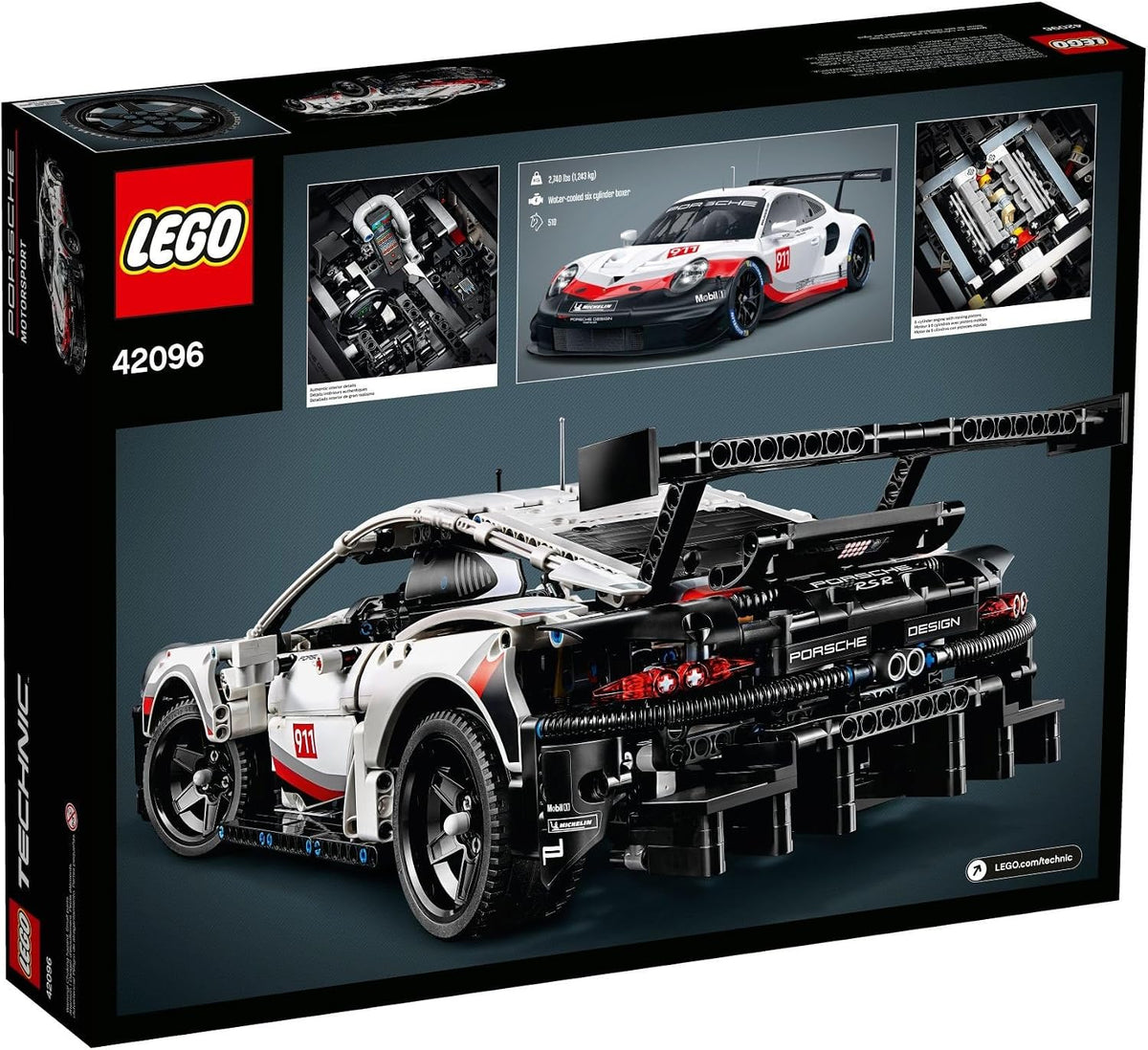 LEGO Technic Porsche 911 RSR 42096 — image 2