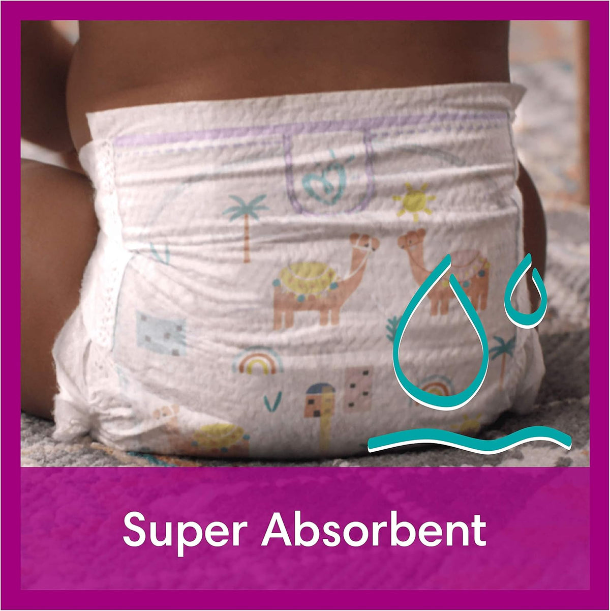 Pampers Baby Nappies Size 5 (11-16 kg/24-35 Lb), Active Fit, 136 Nappies, MONTHLY SAVINGS PACK, Pampers’ Trusted Fit and Comfort For Your Wild Child
