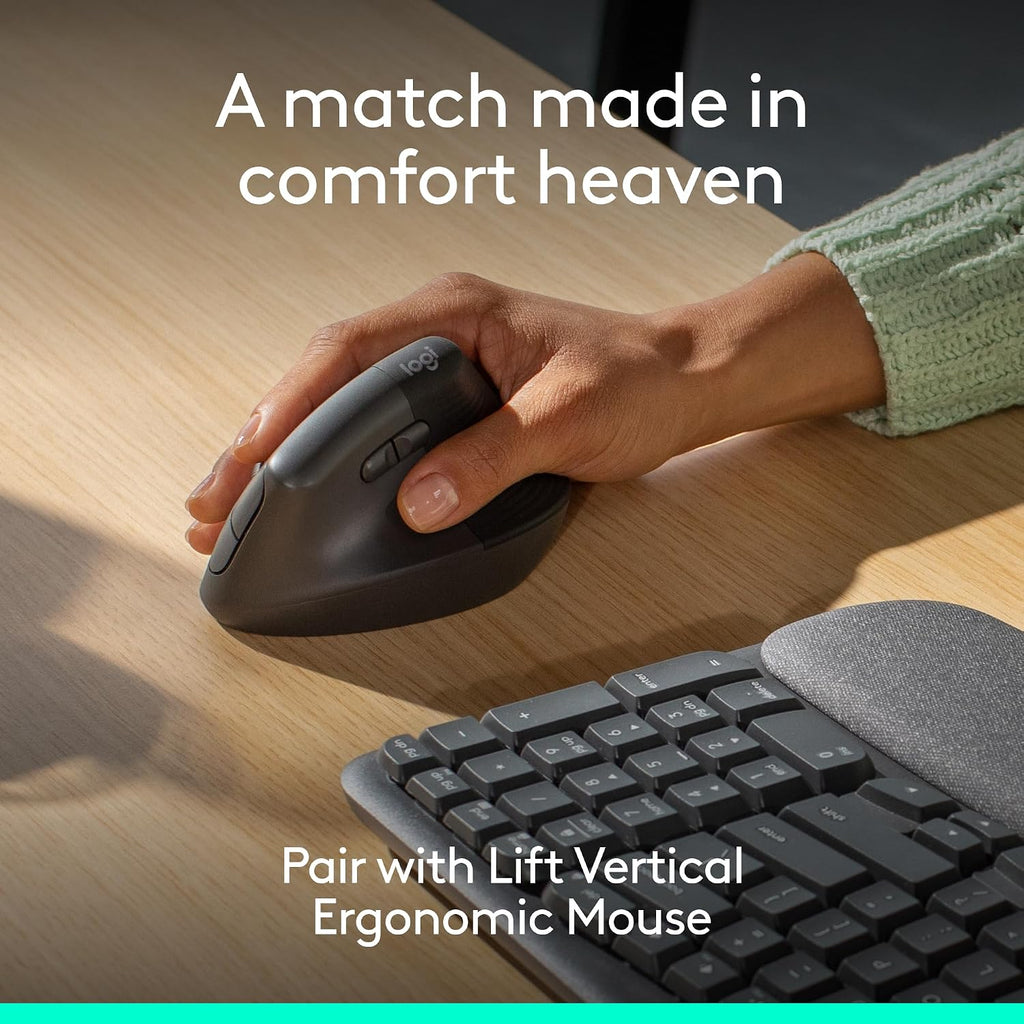 Logitech Wave Keys Keyboard — Graphite