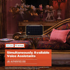 JBL Authentics 200 Wi-Fi and Bluetooth Speaker — Black