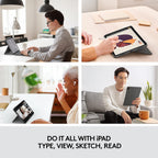 Logitech Combo Touch Keyboard Case for iPad Pro 12.9-inch 5th / 6th Gen — Graphite