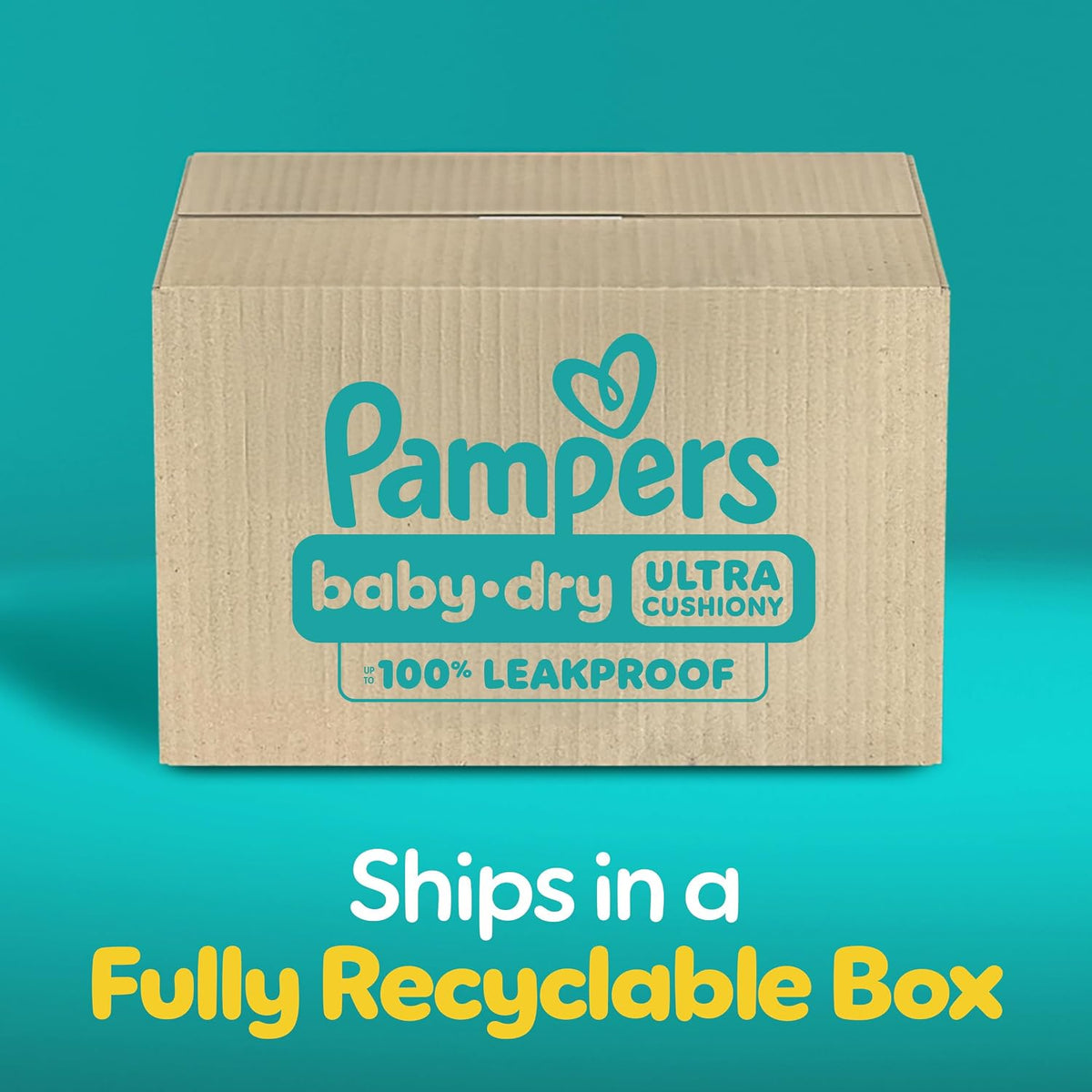 Pampers Baby Dry Diapers - Size 2, One Month Supply (234 Count), Absorbent Disposable Diapers