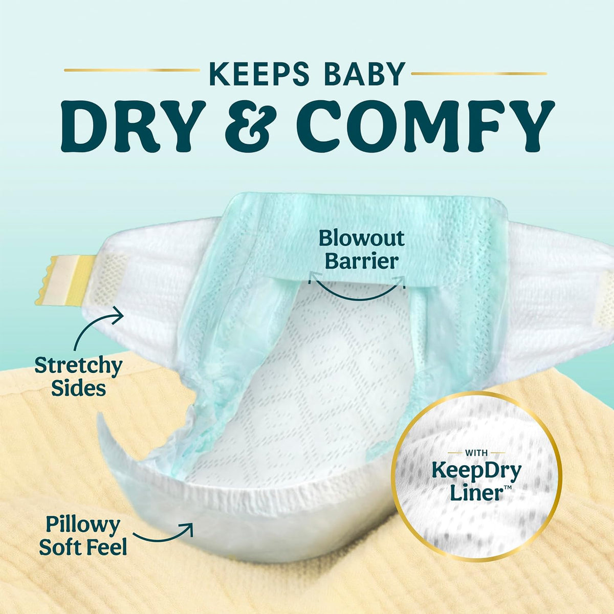Diapers Size 5, 58 Count - Pampers Swaddlers Disposable Baby Diapers, Super Pack