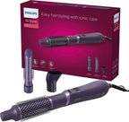 Philips 3000 Series Blower Brush with Ceramic Coating and Keratin, Ionic Function, 3 Accessories (Model BHA305/00) — Purple