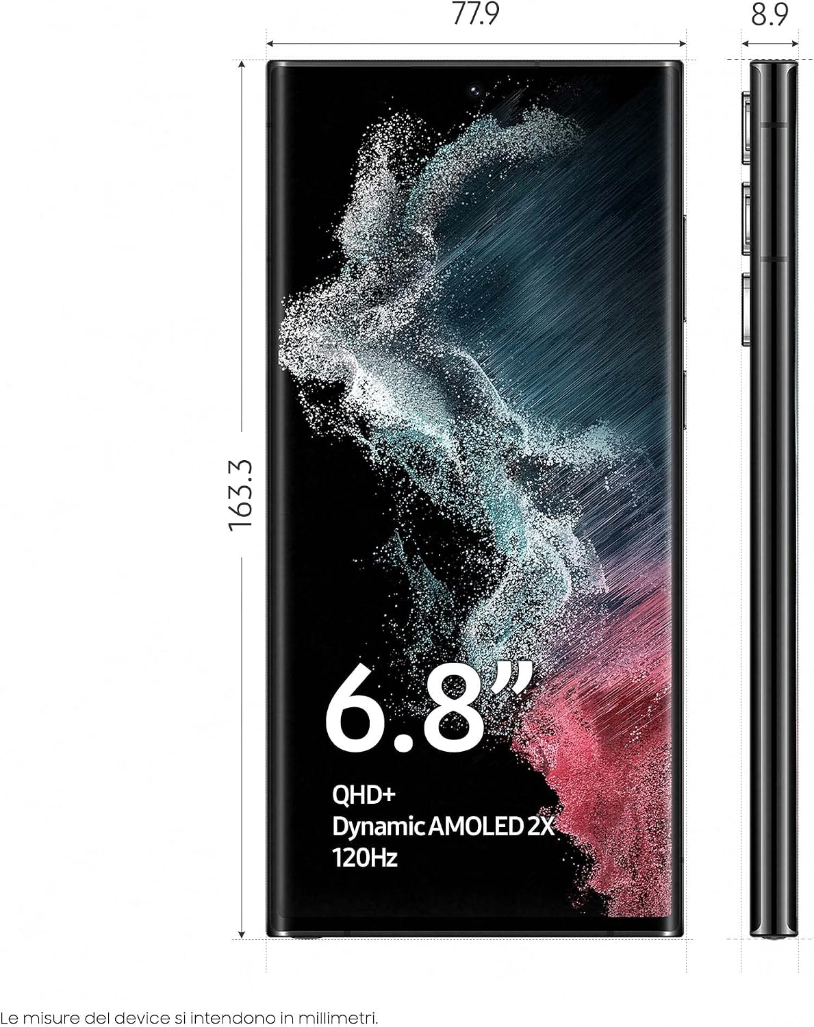 Samsung Sam Galaxy S22 Ultra EU-512-12-5G-bk Gal. S22 Ultra 5G 512/12GB black