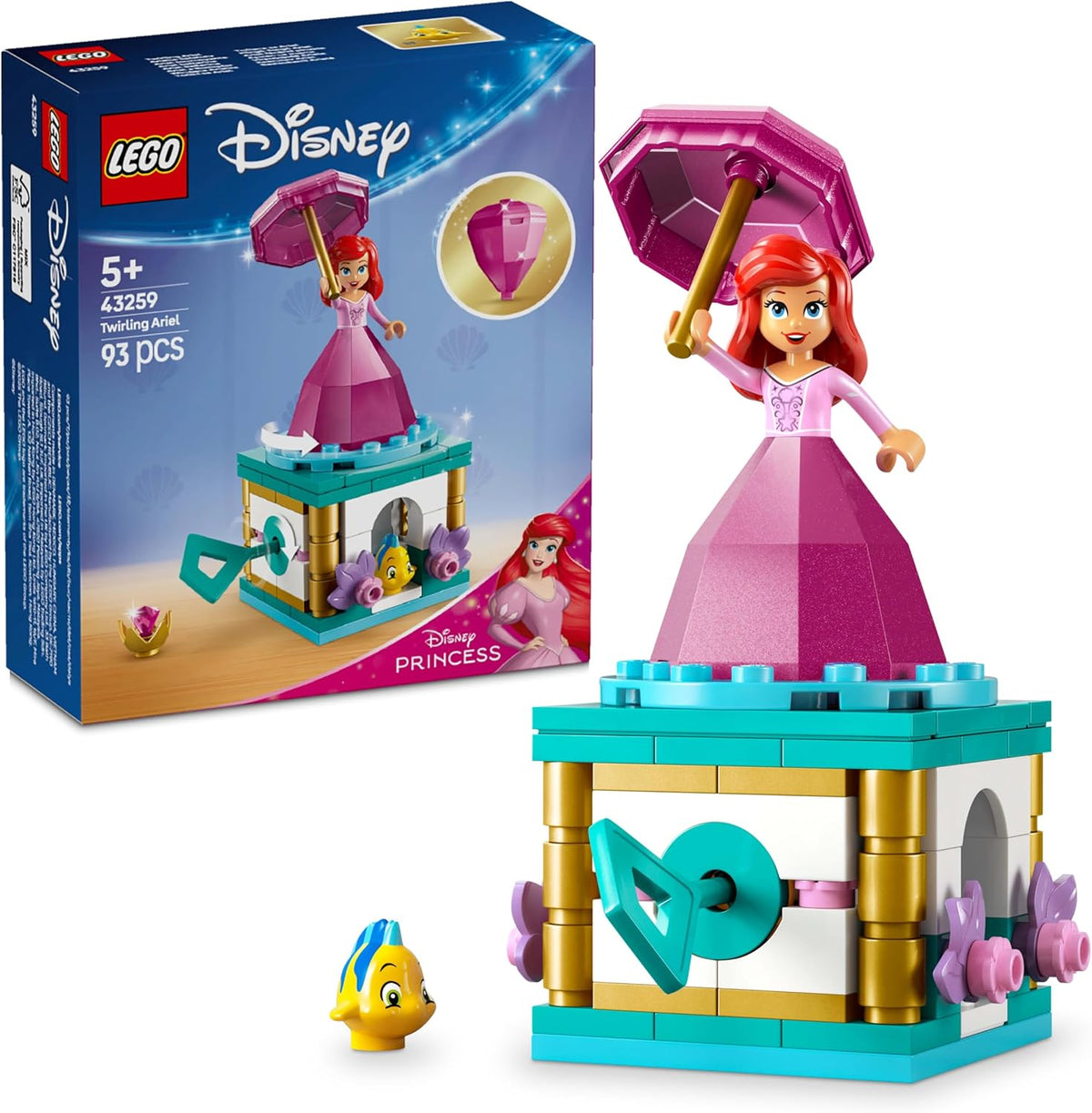 LEGO Disney Princess Twirling Ariel 43259