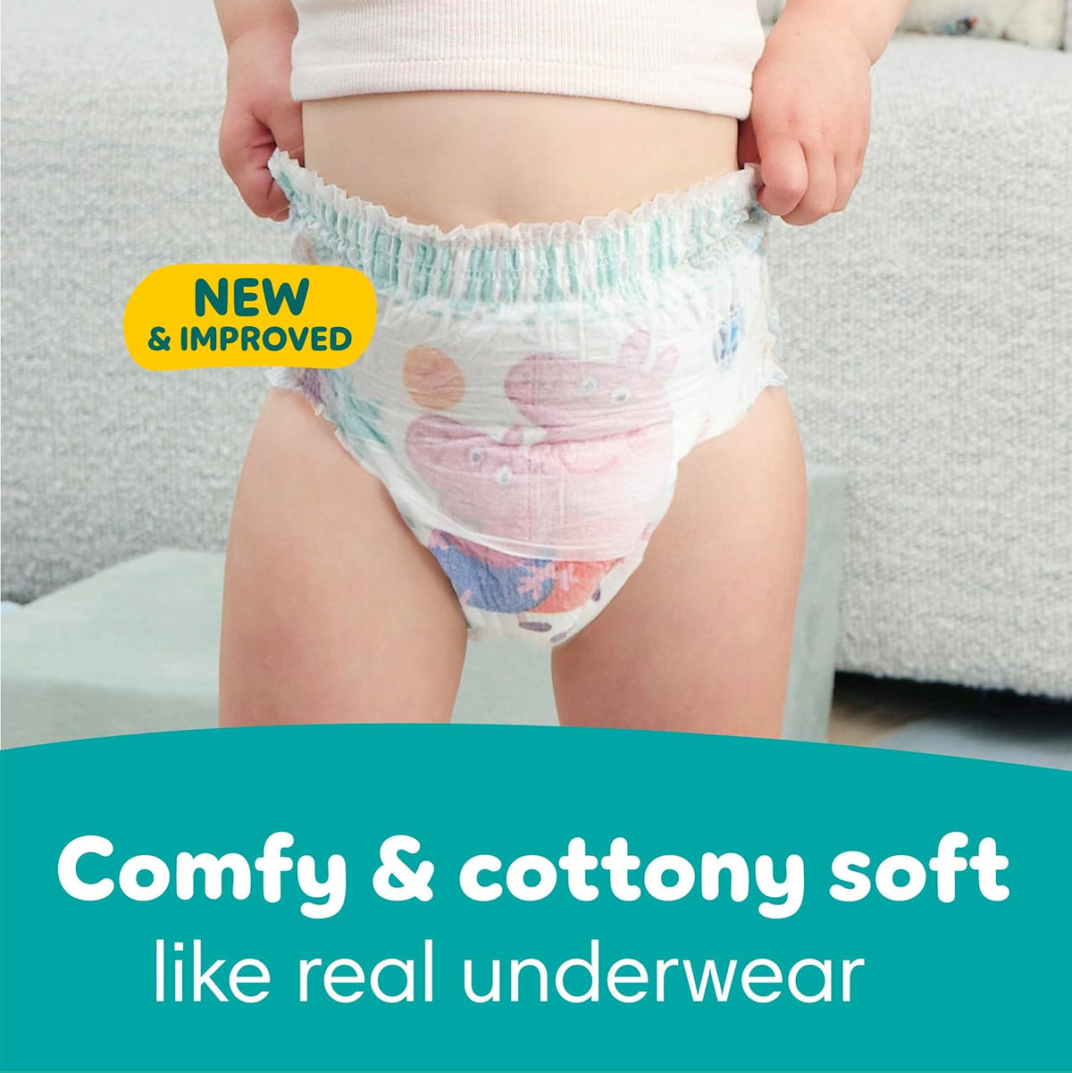 Pampers Training Pants - Easy Ups Girls & Boys - Size 2T-3T, 74 Count, My Little Pony Potty Underwear (Packaging May Vary)