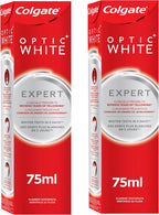 Colgate Optic White Expert Whitening Toothpaste, 2x75ml, 2 Pack — front product image