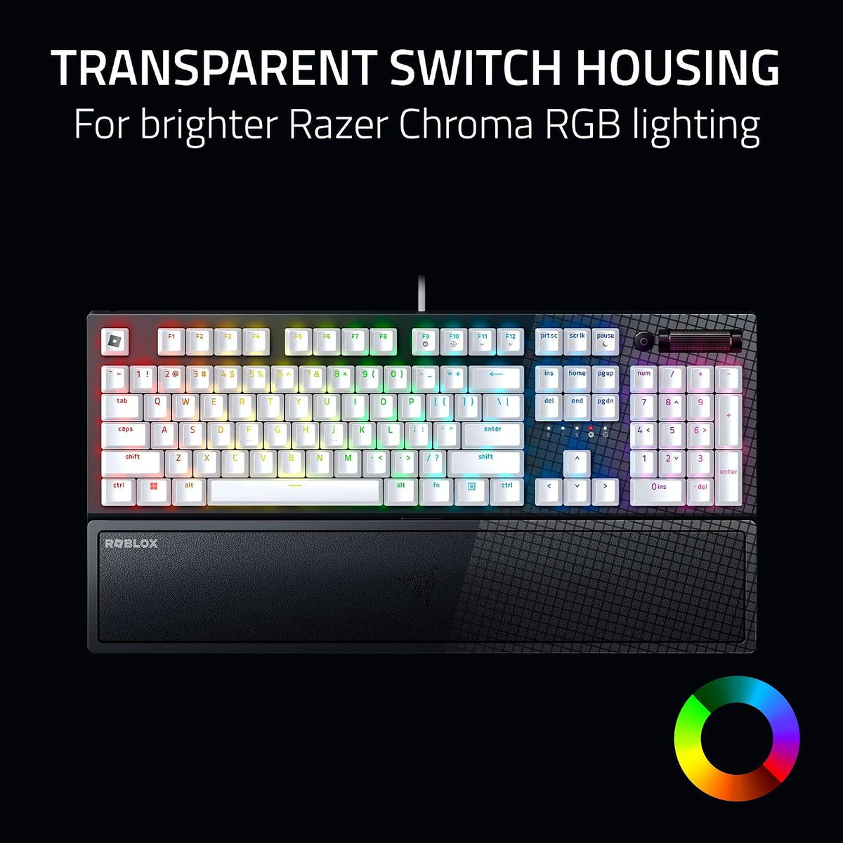 Razer BlackWidow V3 Mechanical Gaming Keyboard (Green Switch) Roblox Edition — product image 4