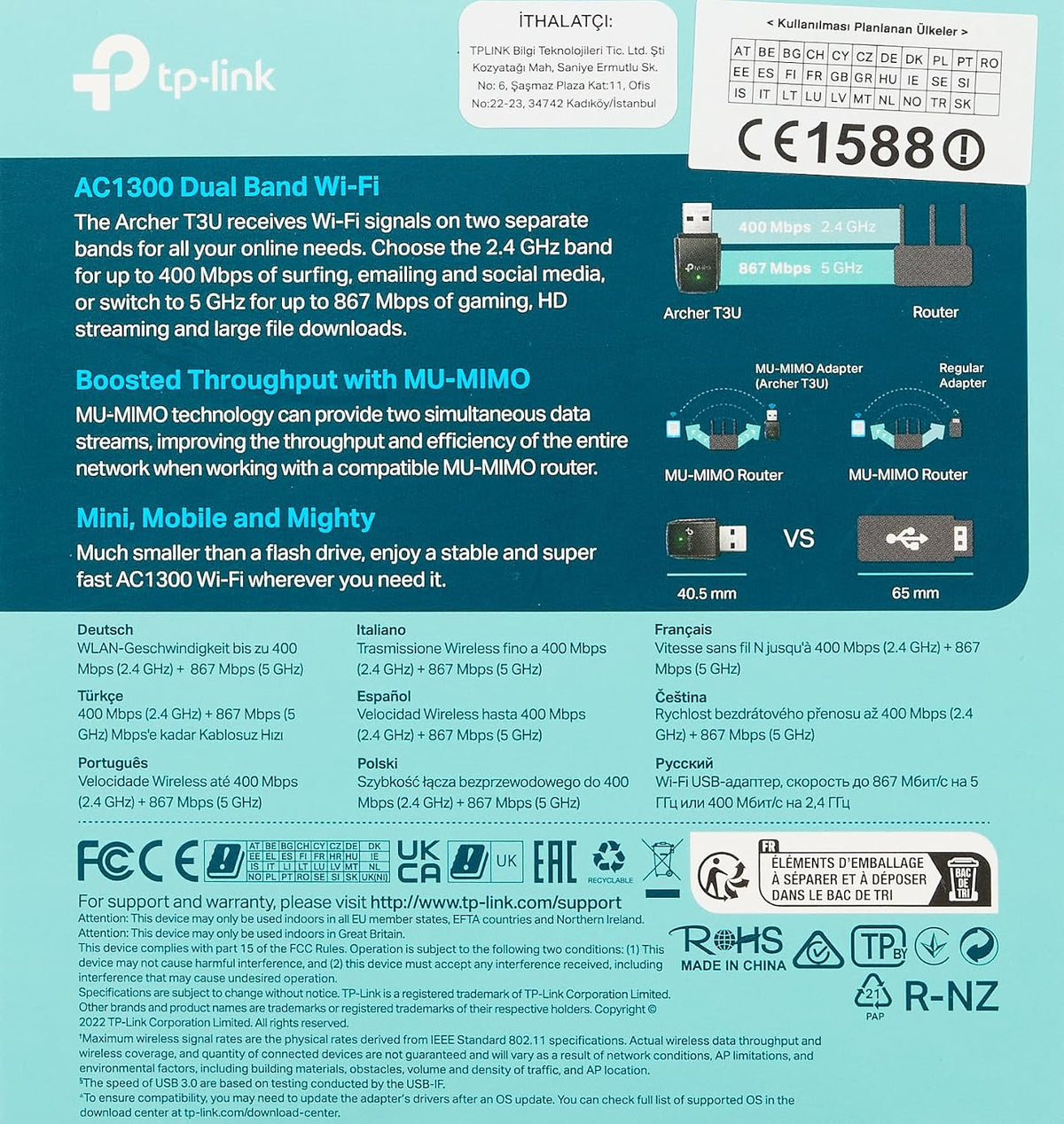 Tp-Link Wifi Archer T3U