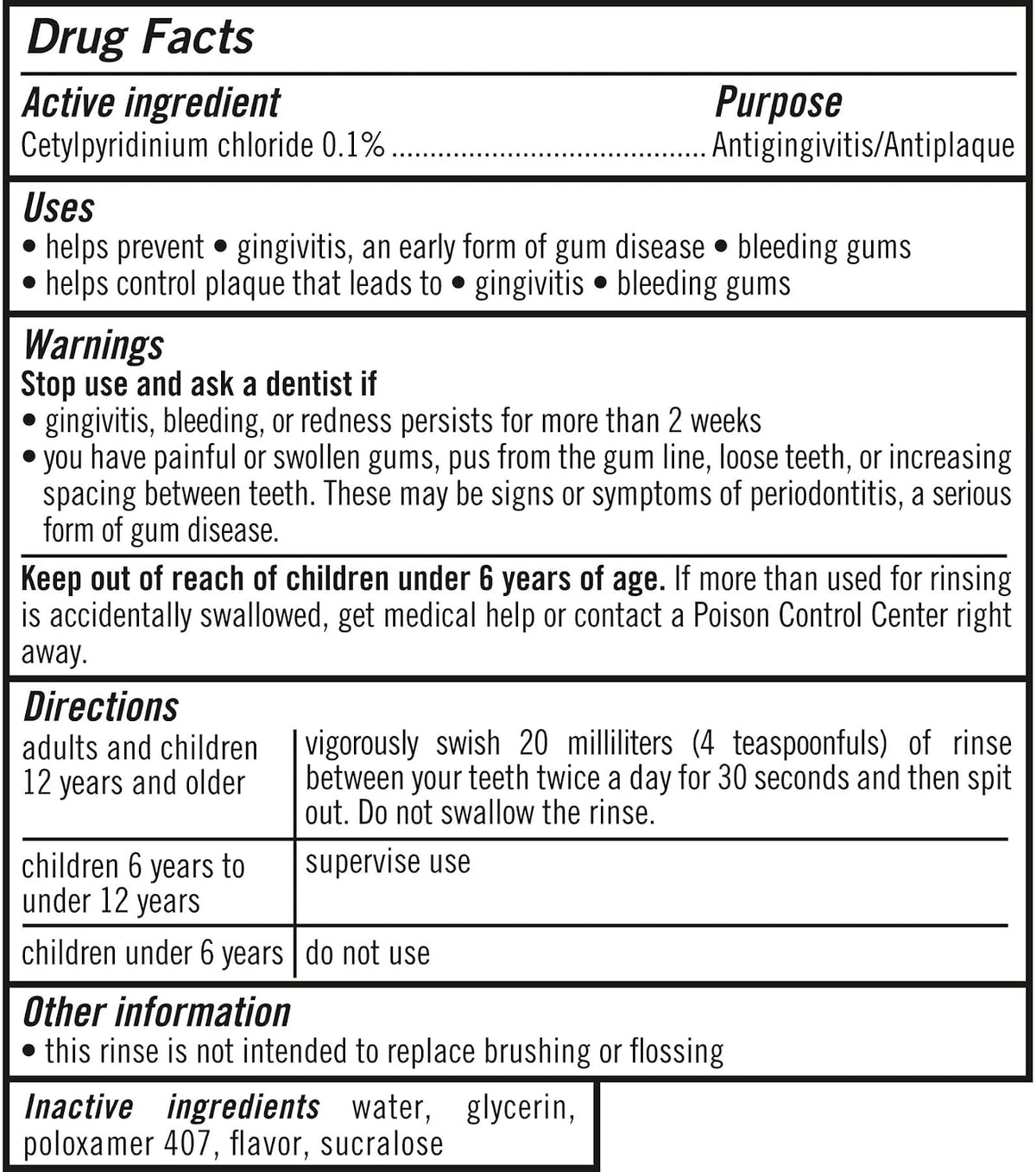 TheraBreath Deep Clean Mouthwash, Fresh Mint, 16 oz, 2-Pack — additional product view 2