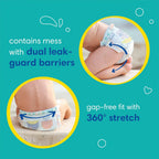 Pampers Splashers Swim Diapers - Size L, 17 Count, Gap-Free Disposable Baby Swim Pants