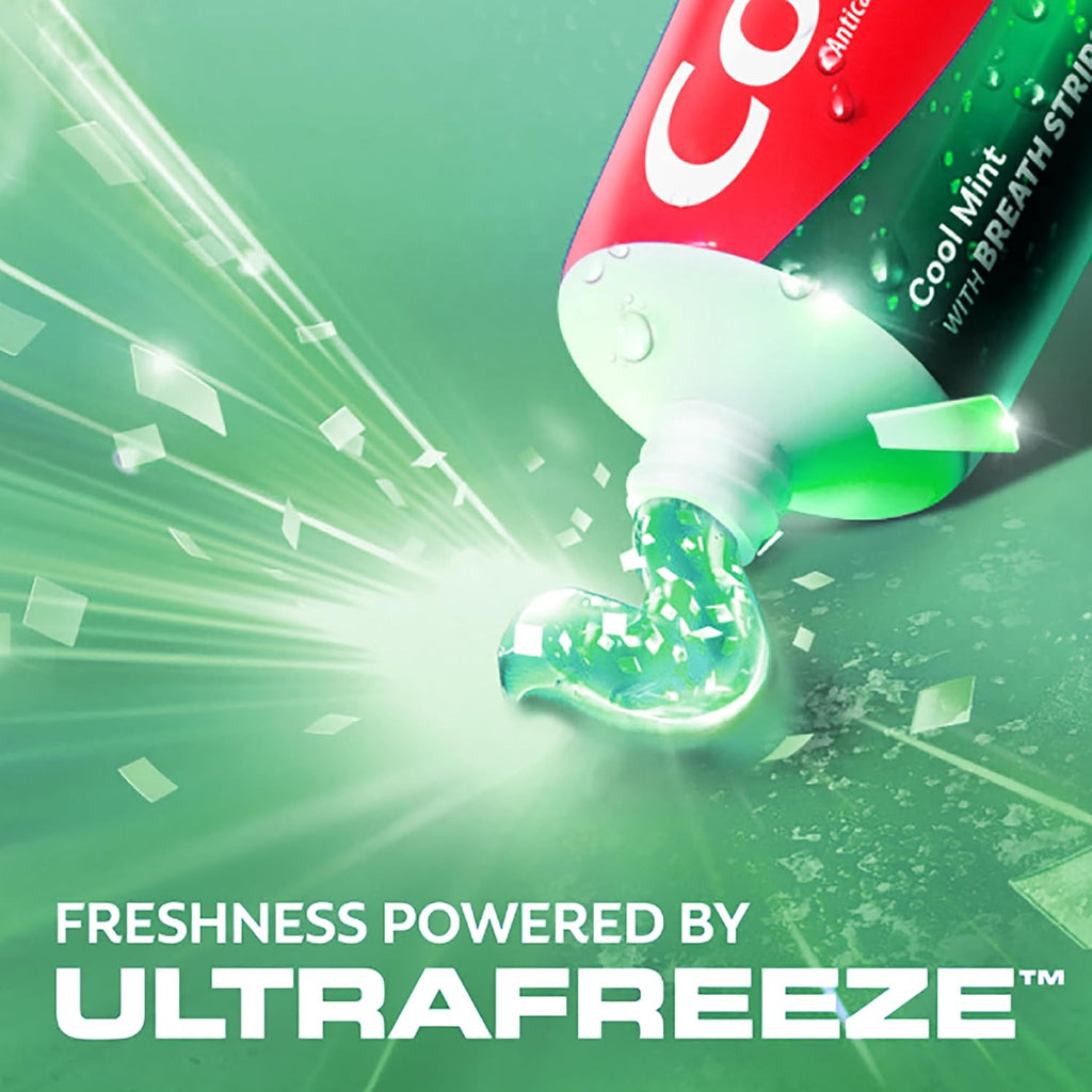 Colgate Toothpaste Max Fresh Clean Mint, Green Gel Toothpaste, With Cooling Crystals, 6x75 ml, 6 Pack — additional product view 7