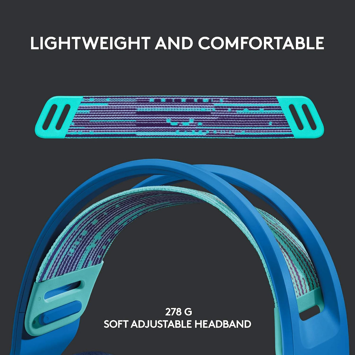 Logitech G733 Wireless Gaming Headset — Blue