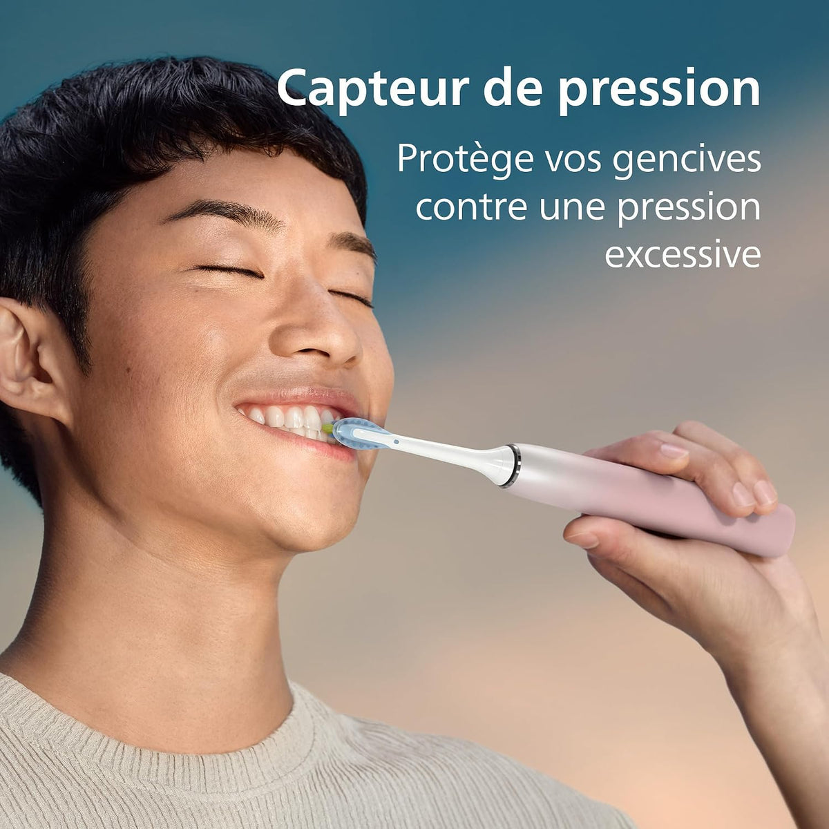 Philips Sonicare DiamondClean 9000 Series Electric Toothbrush - Sonic Toothbrush, Cleaner Teeth and Oral Care with 4X C3 Premium Plaque Defense Brush Heads, Pink (Model HX9911/79) — Pink Gradient