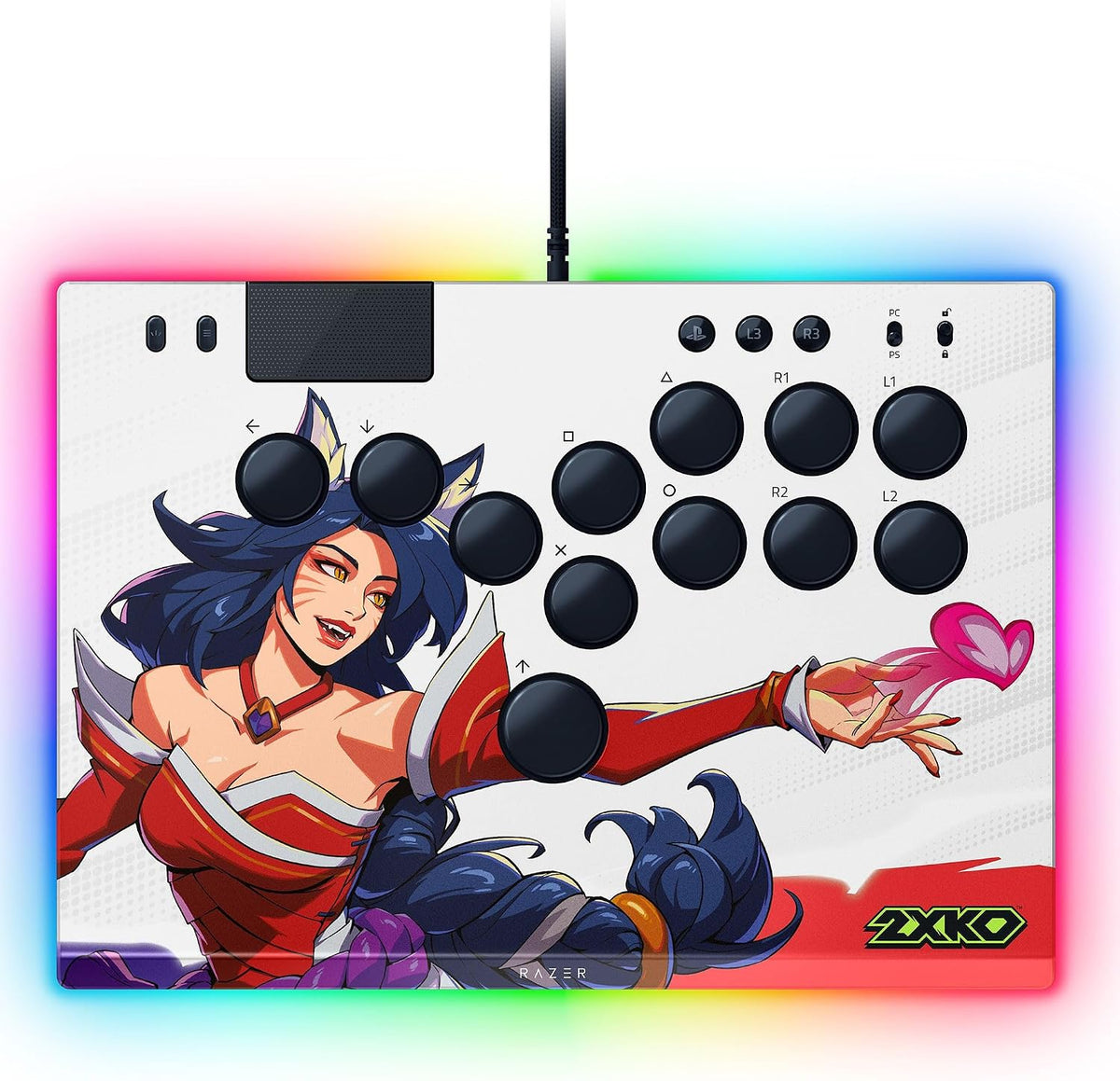Razer Kitsune All-Button Optical Arcade Controller for PS5 & PC — main product image