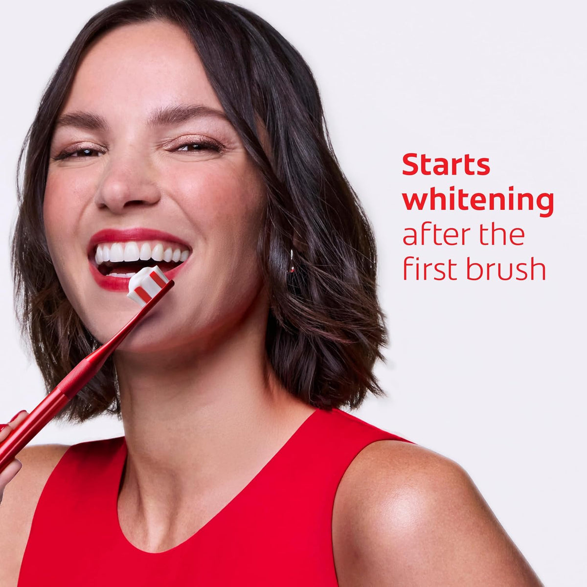Colgate Optic White Advanced Hydrogen Peroxide Toothpaste, Teeth Whitening Toothpaste Pack, Enamel-Safe Formula, Helps Remove Tea, Coffee, and Wine Stains, Sparkling White, 3 Pack, 3.2 oz — additional product view 4