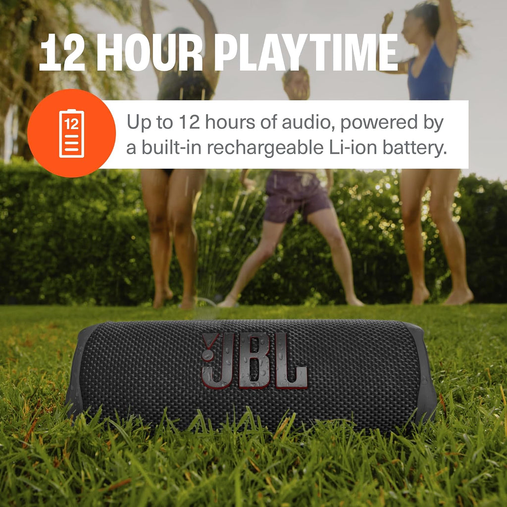 JBL Flip 6 with divvi Hardshell Case — Grey