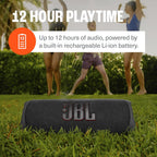 JBL Flip 6 with divvi Hardshell Case — Grey