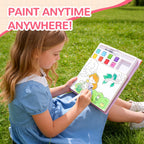 YPLUS Watercolour Activity Book with 8 Paint Colours — Princess