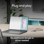 Logitech Active USB Cable for MeetUp 2 — Black